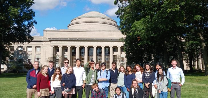  Pupils at Princeton on a tour of US Universities 